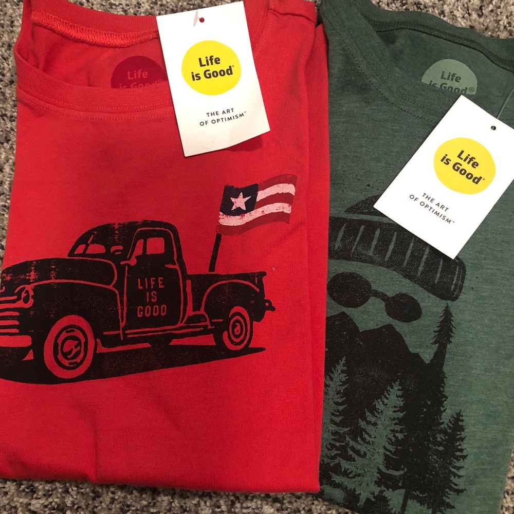 Life is good t-shirt bundle size 10